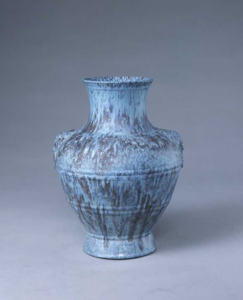 图片[1]-Lujun glazed first ear pot-China Archive